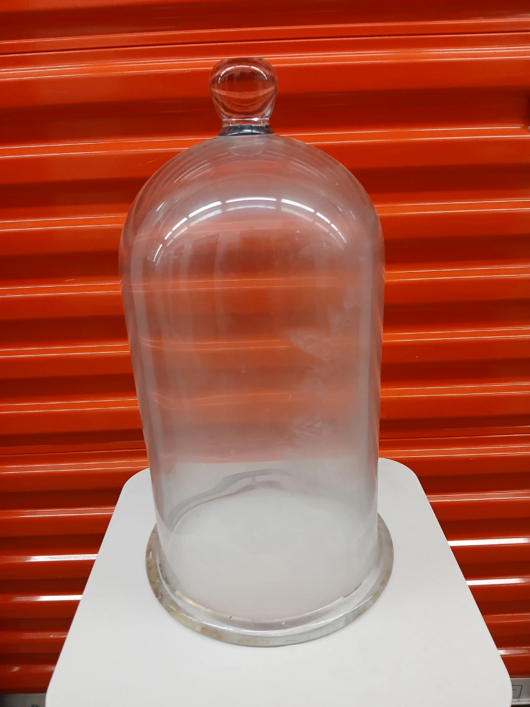 18"×10" Clear Glass Cloche Display Dome