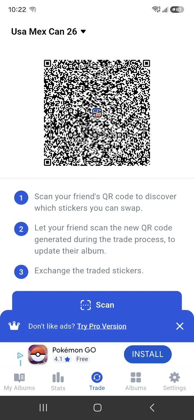 Fifa 2026 Sticker Trading QR Code