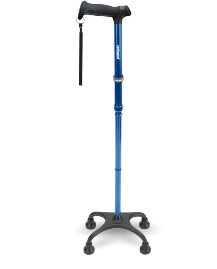REHAND Quad Cane, Foldable Walking Cane