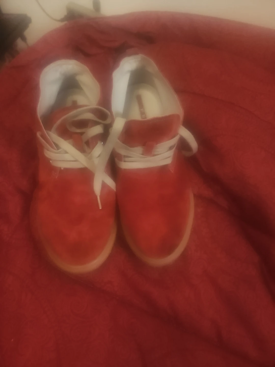 Red Prada Suede Ankle Boots - photo 3