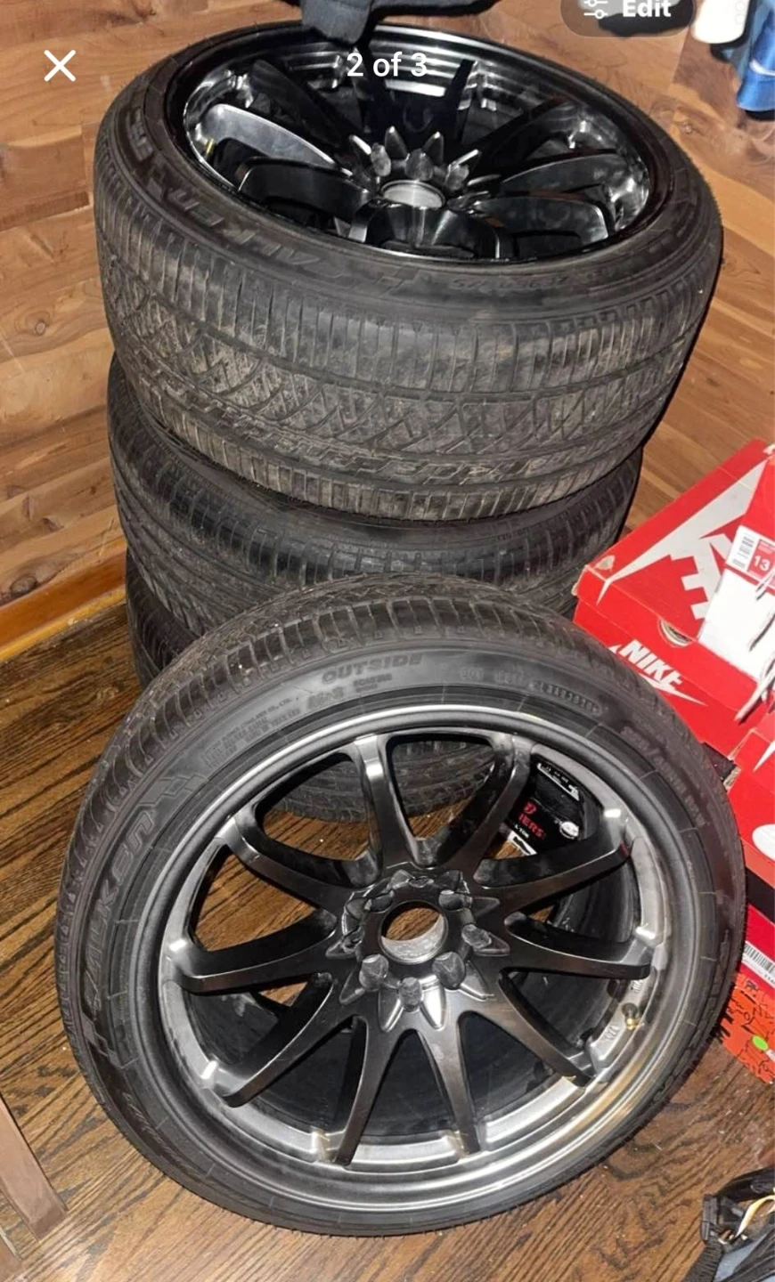 Falken Tires with Aftermarket Rims