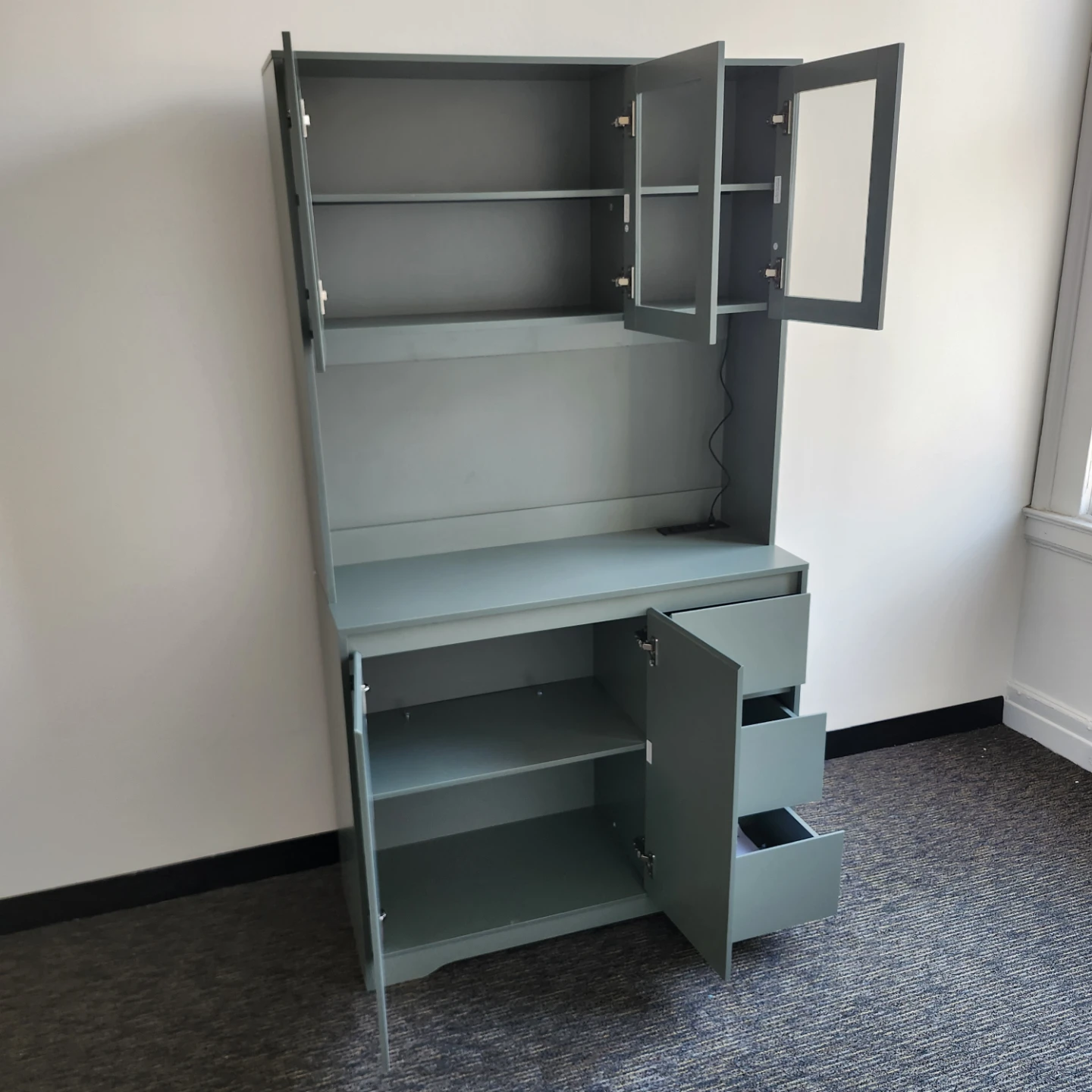 IKEA Enhet Kitchenette with Glass Doors - photo 3