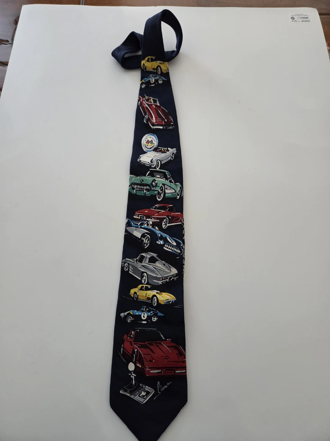 RM Style Chevrolet Corvette Theme Necktie