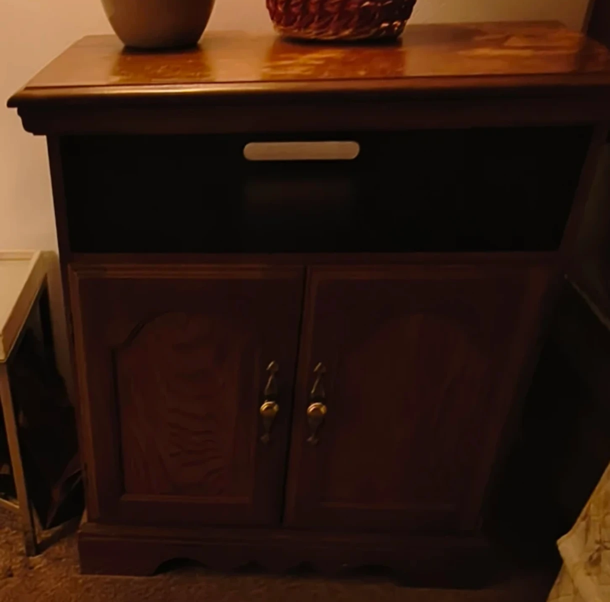 Wooden Cabinet with Storage