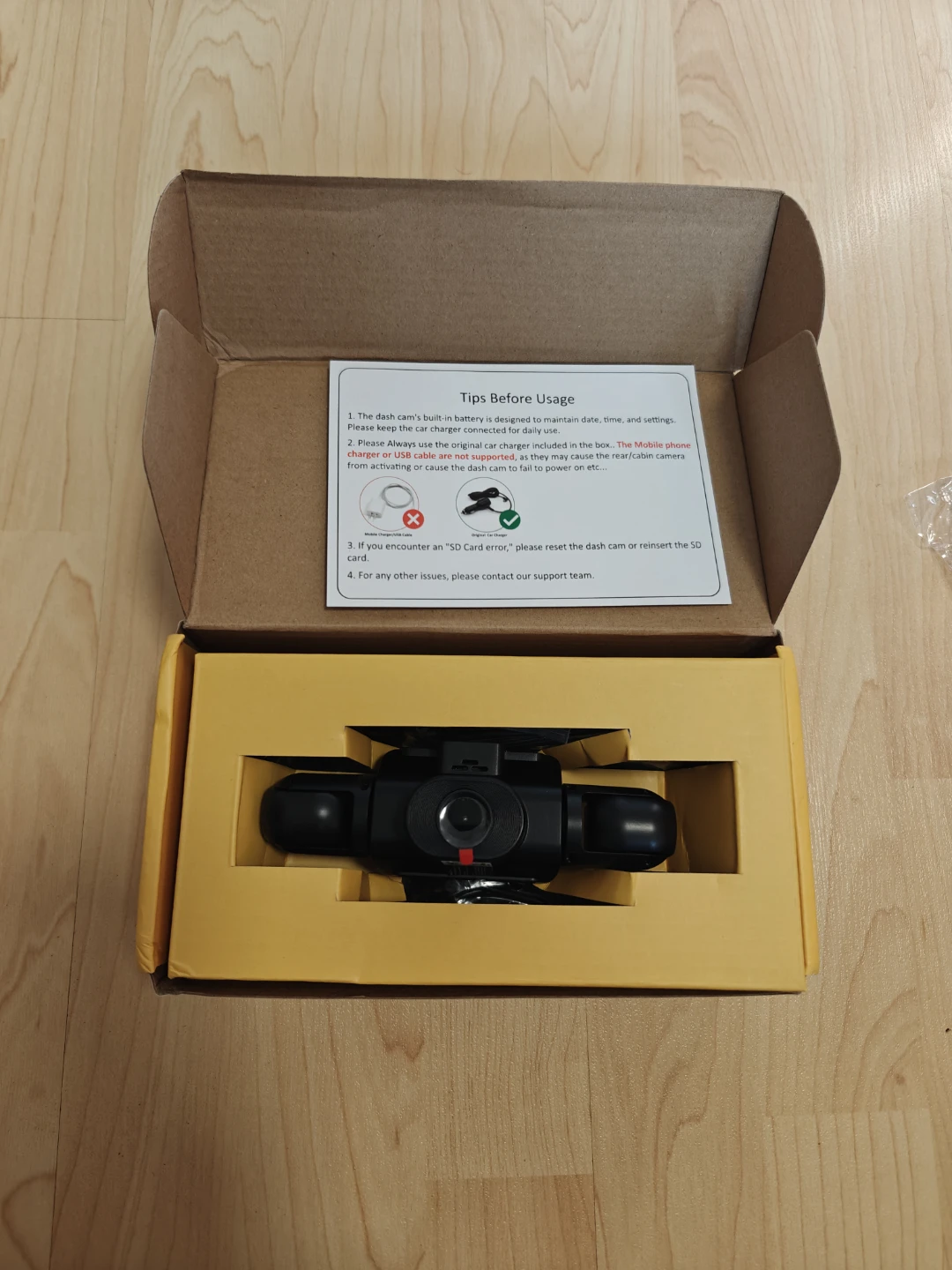 4 channel Dual Lens Dash Cam