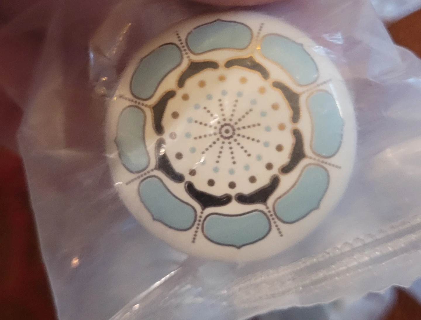 Set of 6 Decorative Floral Drawer Knobs