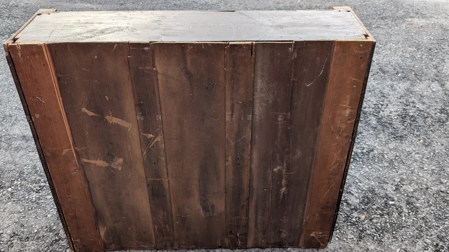 Vintage Wooden Open Bookshelf - photo 4