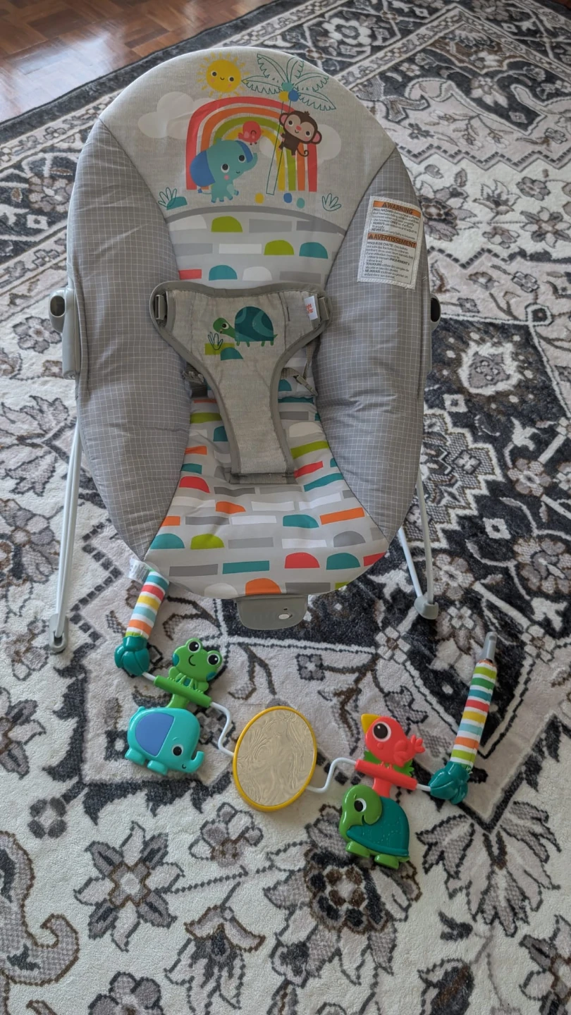 Bright Starts Playful Paradise Vibrating Bouncer - photo 5