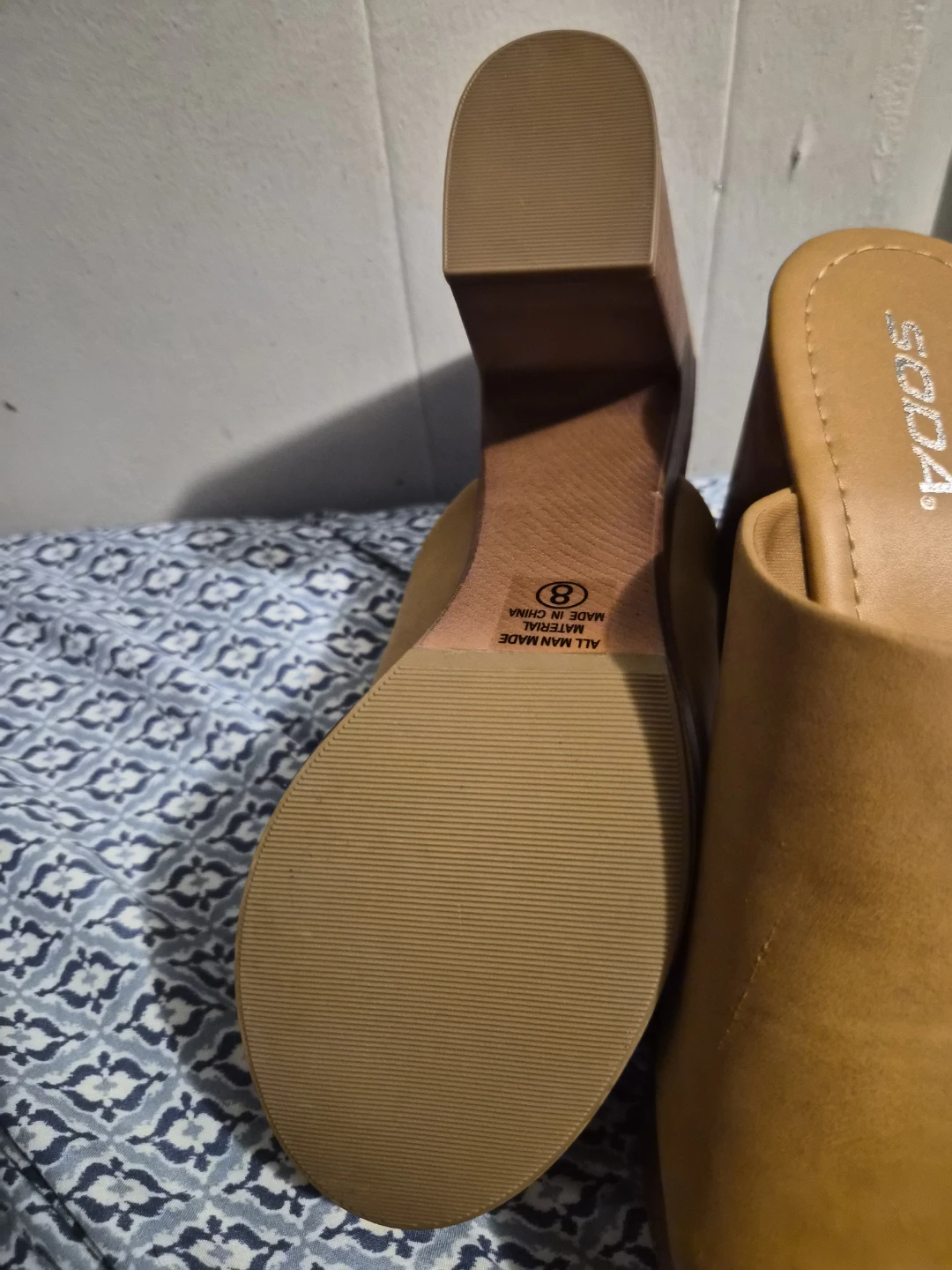 Soda Platform Mule Heels