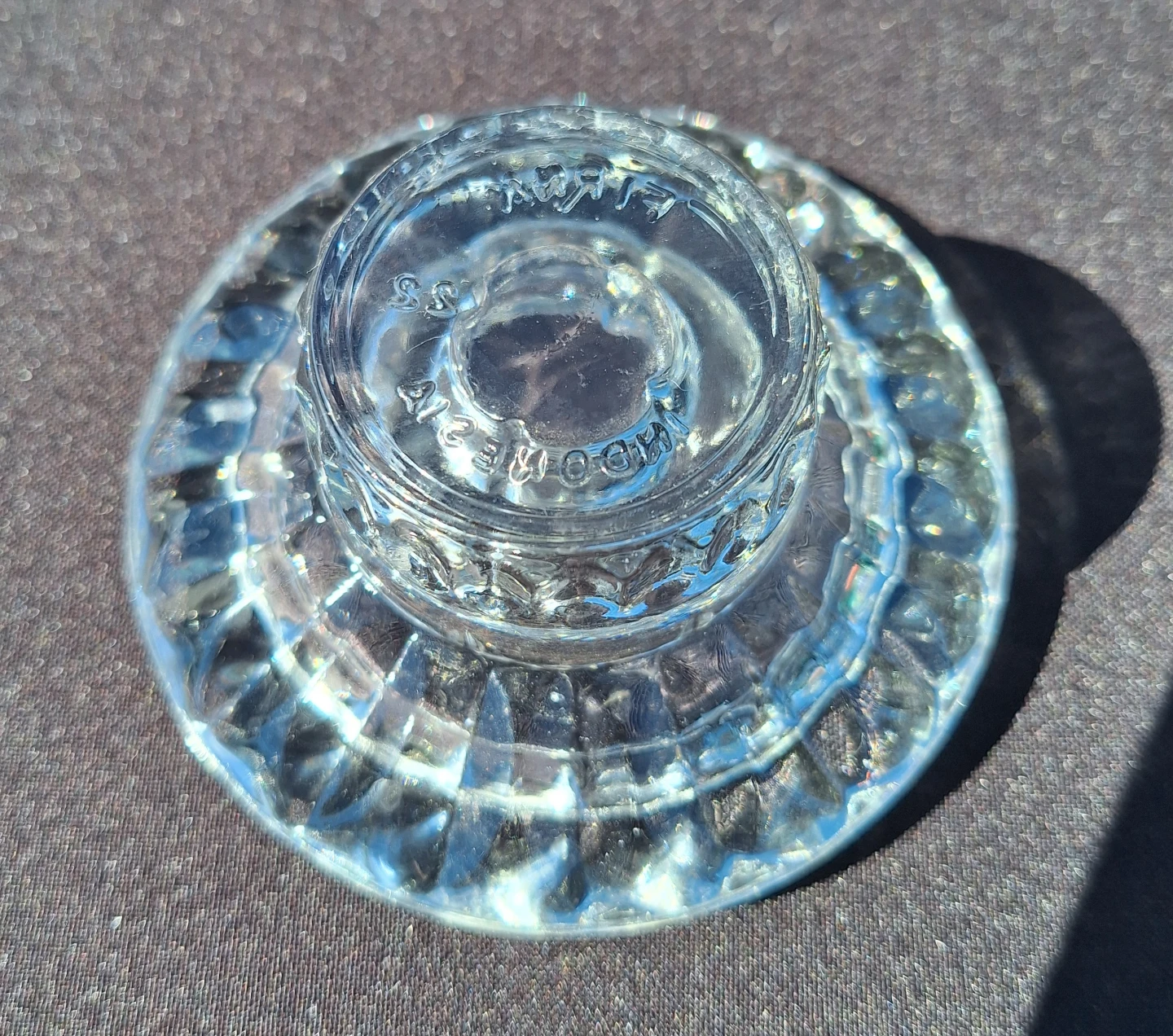 Set of 4 Glass Candle Holders (Kit Cat Club rescue) - photo 4