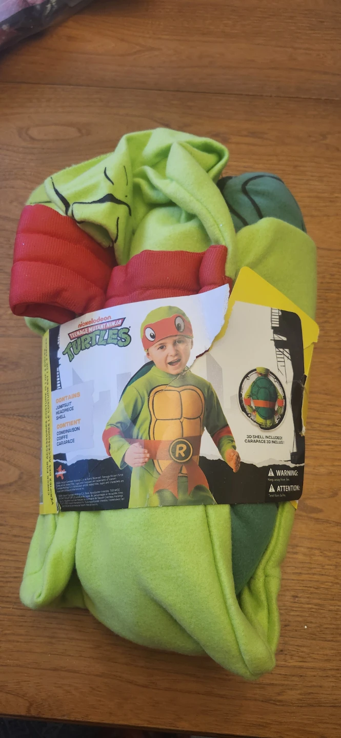 Teenage Mutant Ninja Turtles Raphael Costume 2T - photo 2