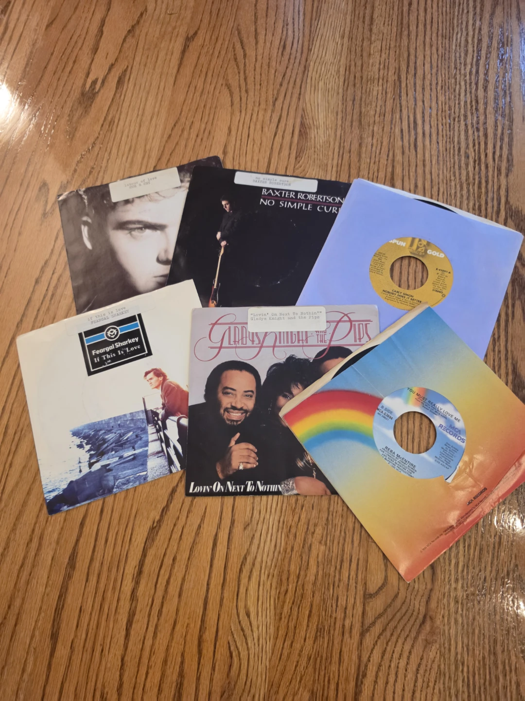 258 Vintage 45 RPM Vinyl Records – 60s, 70s & 80s - photo 4