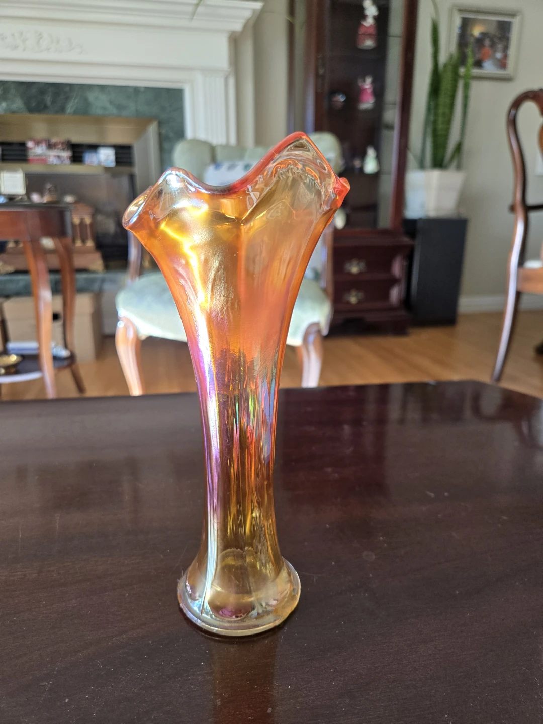 Antique Northwood Swung Vase - "Thin Rib" Pattern c.1910 - photo 2