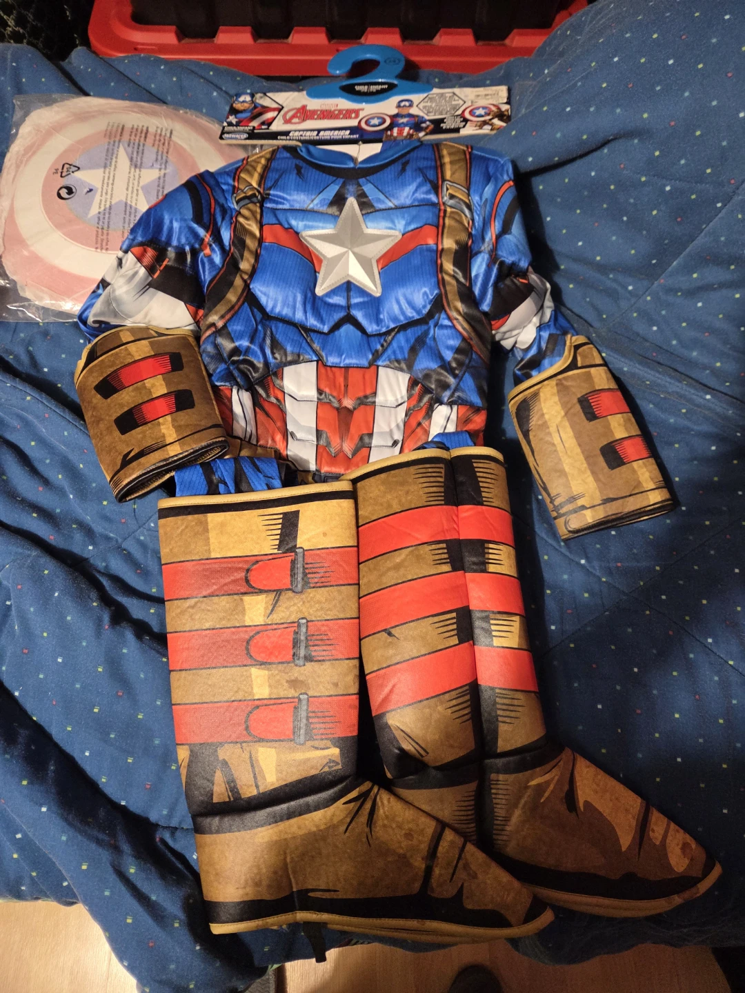 Marvel Captain America Child Costume Medium 7-8 - photo 4