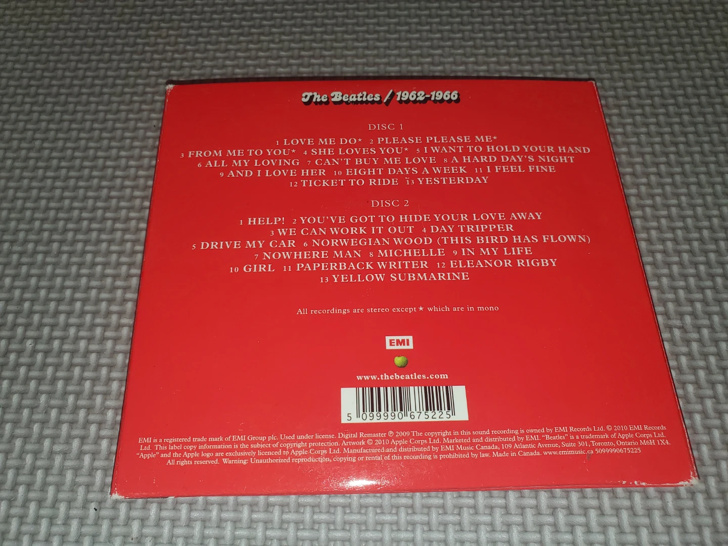 The Beatles 1962-1966 Double CD Compilation - photo 5