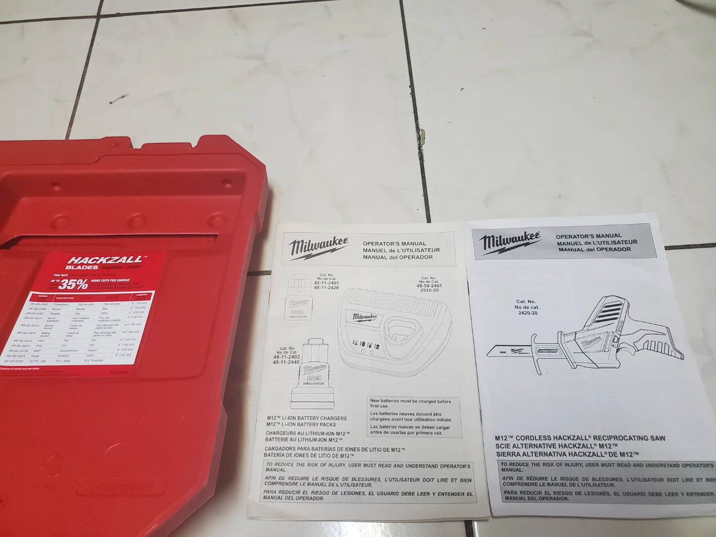 Milwaukee M12 Hackzall Reciprocating Saw Kit - photo 4