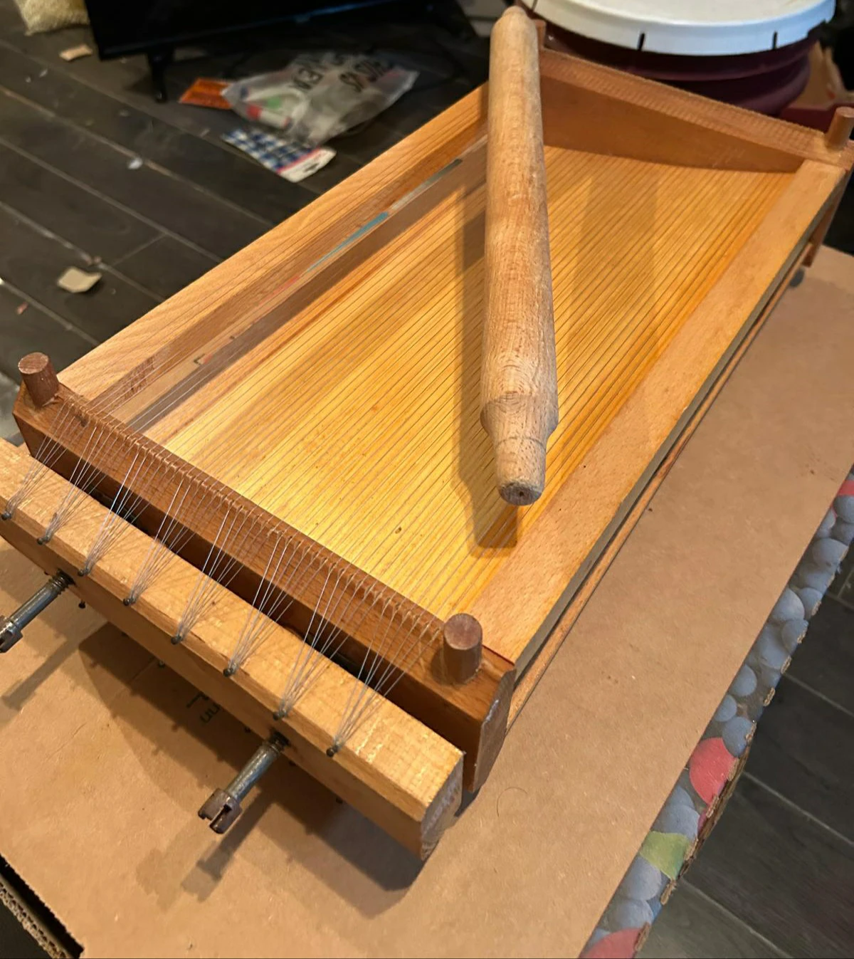 Vintage Italian Wooden Pasta Maker