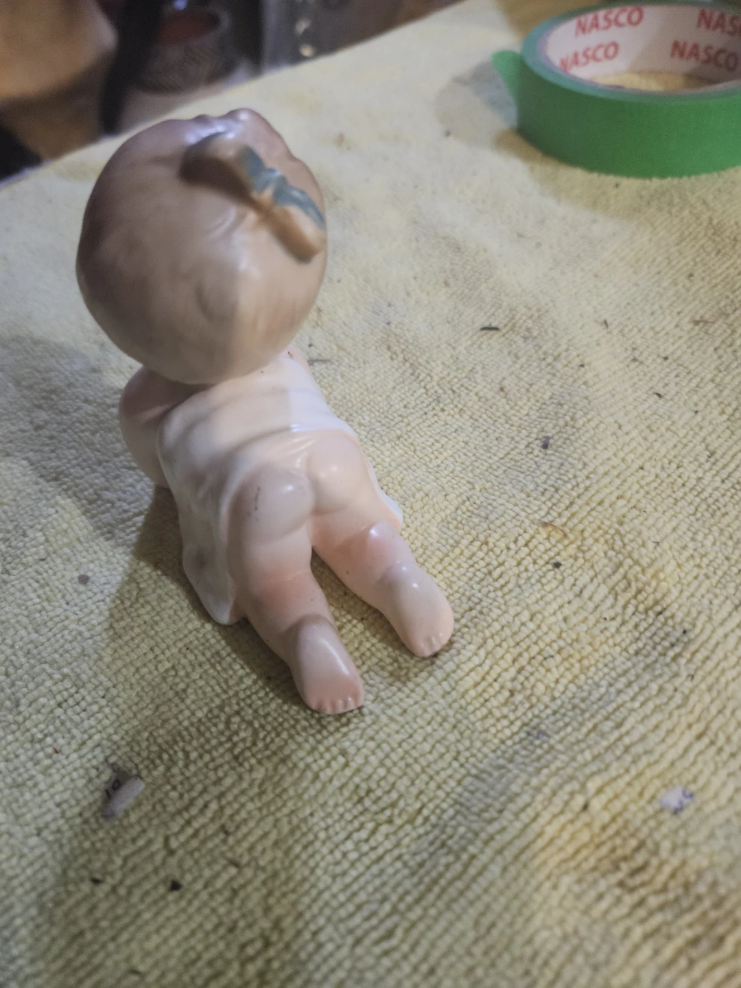 Vintage 1961 Inarco Ceramic Baby Figurine E-183/S - photo 3
