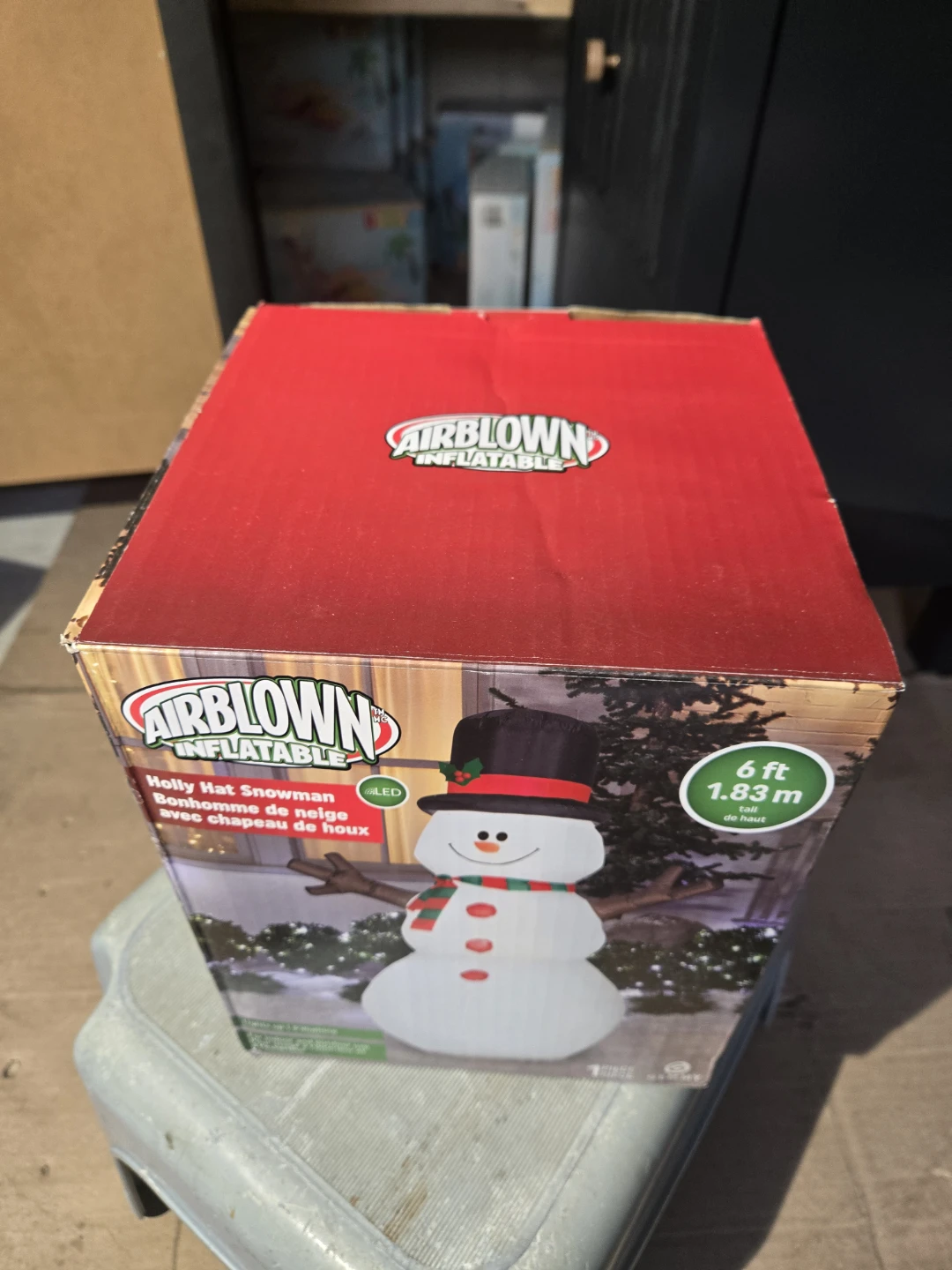 New 6 ft outdoor inflatable snowman - photo 2