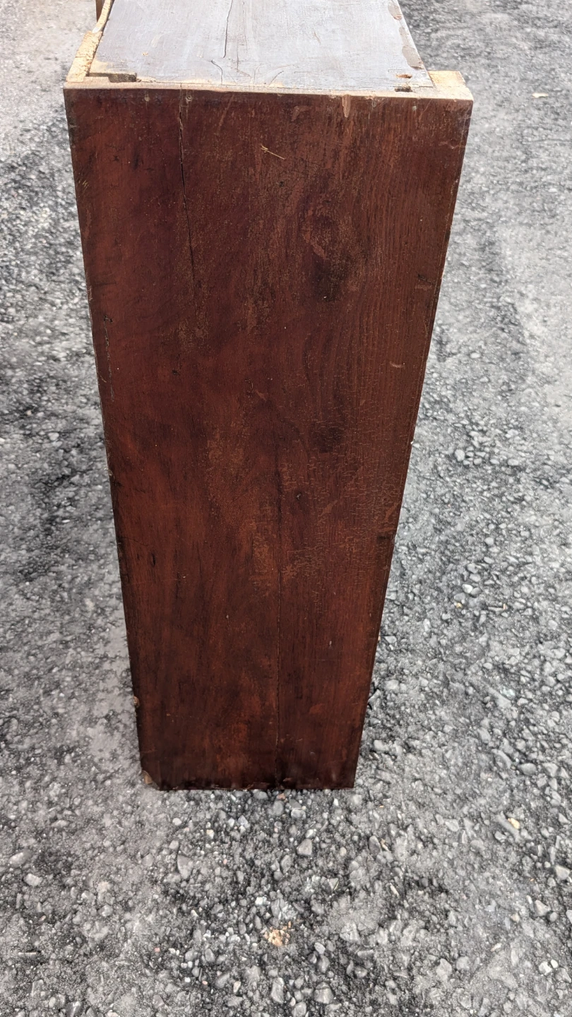 Vintage Wooden Open Bookshelf - photo 2
