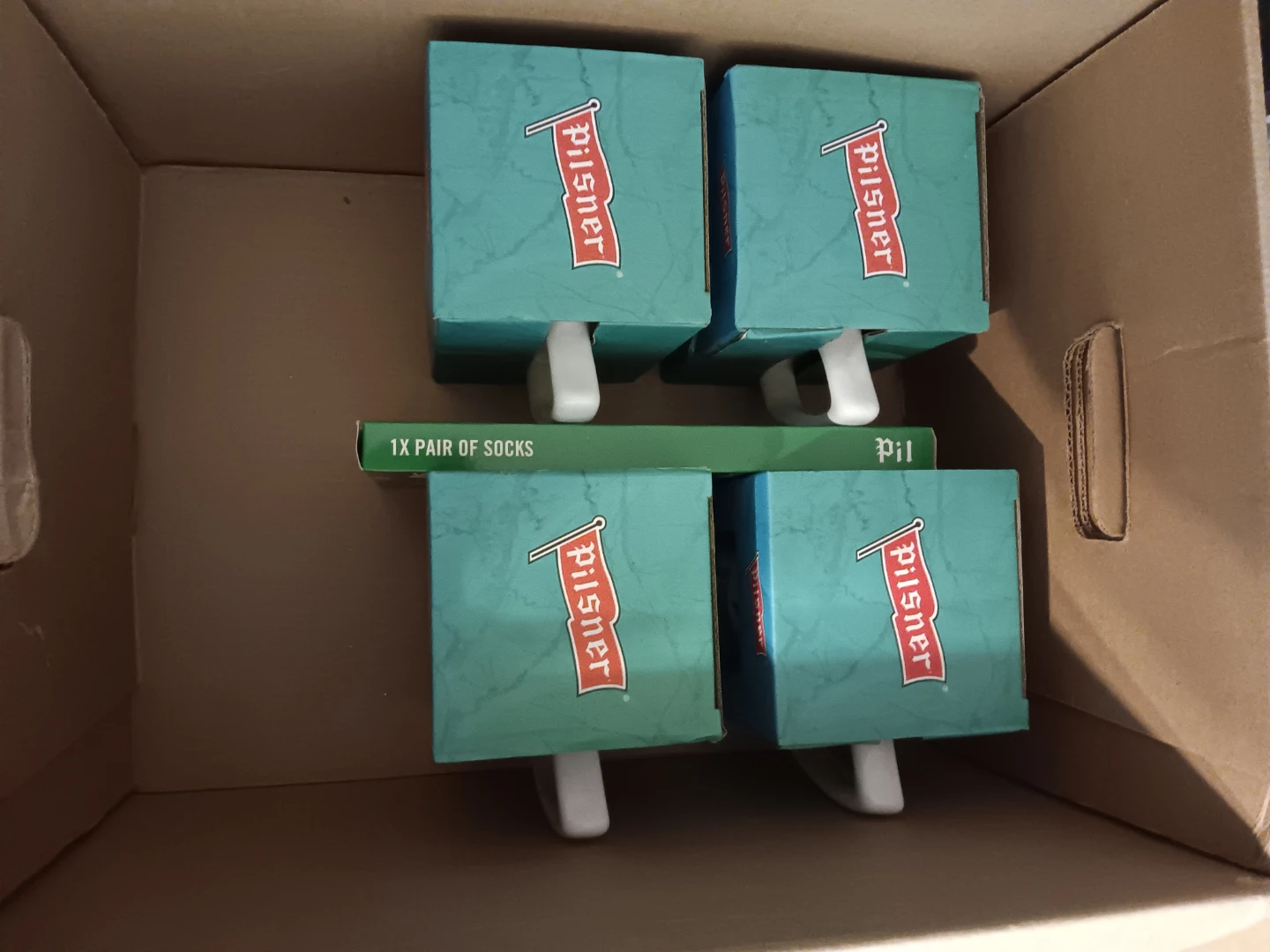 Pilsner Mug and Socks Set