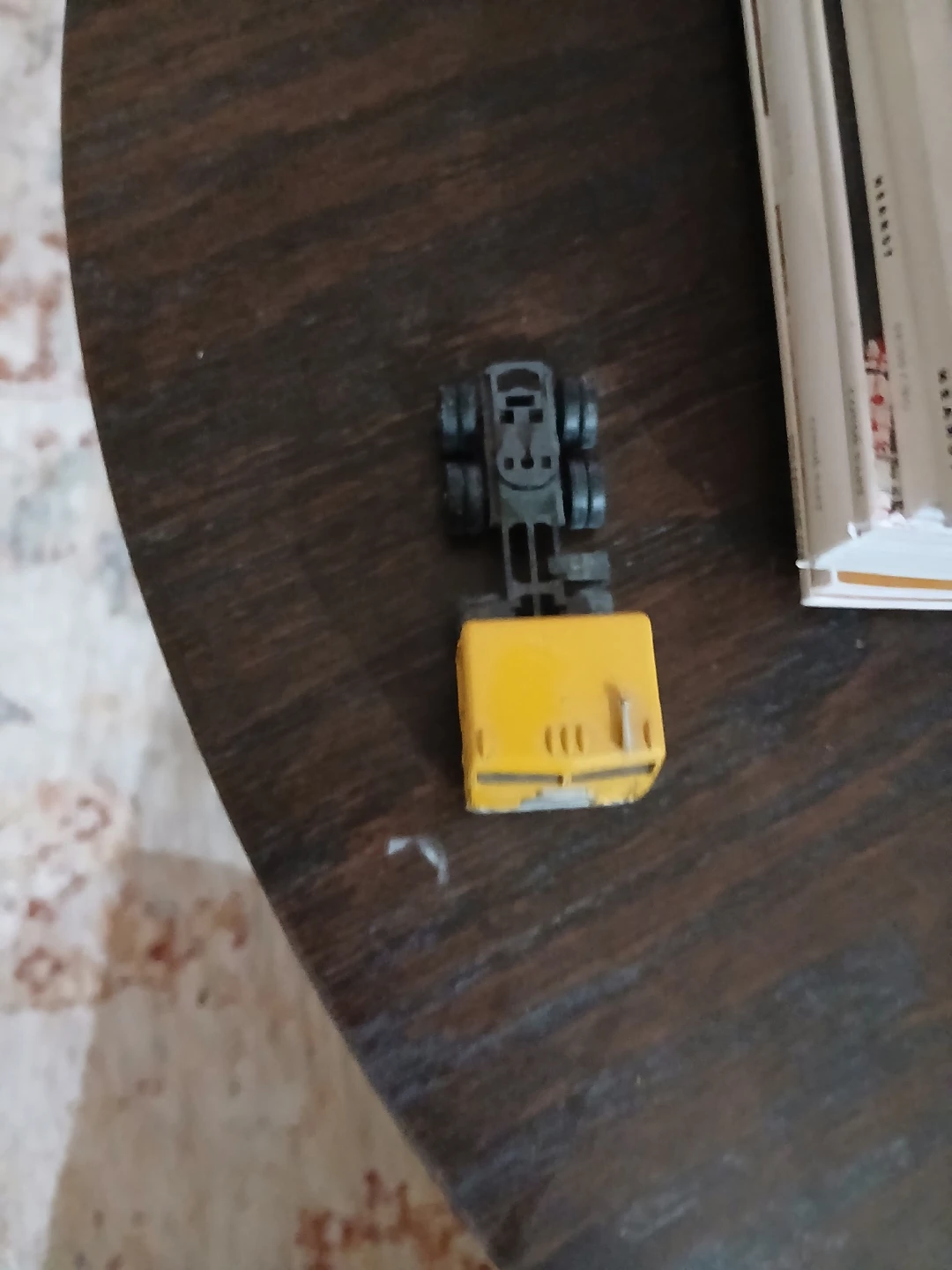 Vintage Diecast Toy Truck Cab Yellow