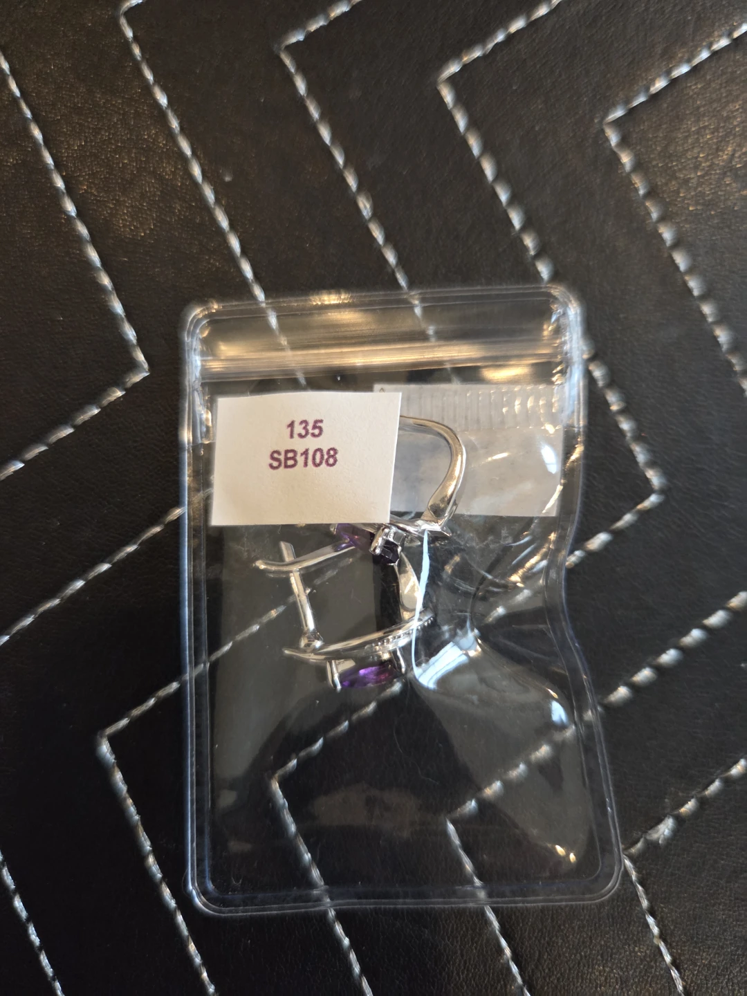 Silver Amethyst Earrings - photo 2