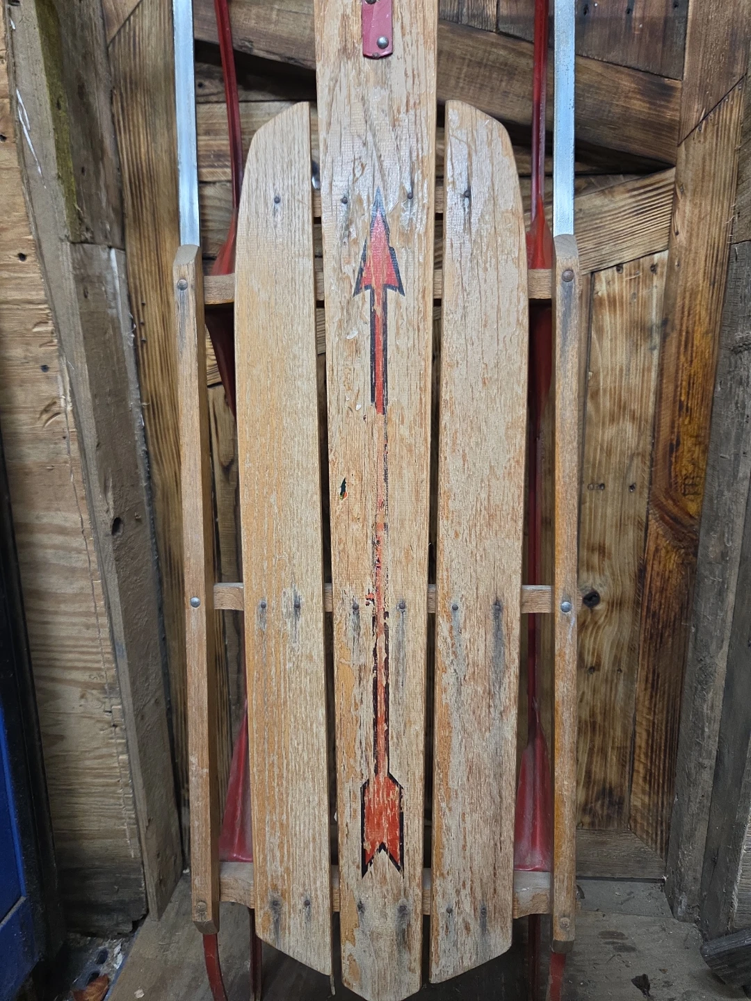 2 Vintage Sleds Flexible Flyer Model 55 & Model F048 - photo 5