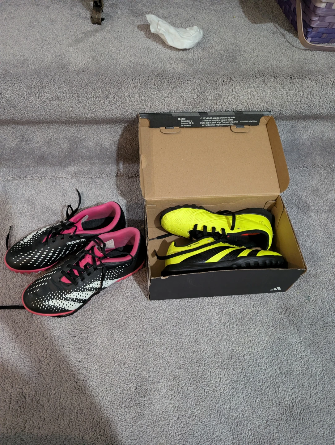 Kids Adidas Predator Soccer Cleats