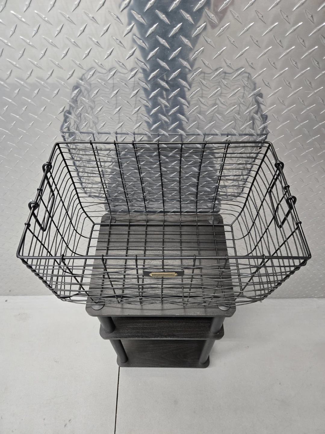 Hearth & Hand Large 18” Black Wire Storage Basket - photo 3