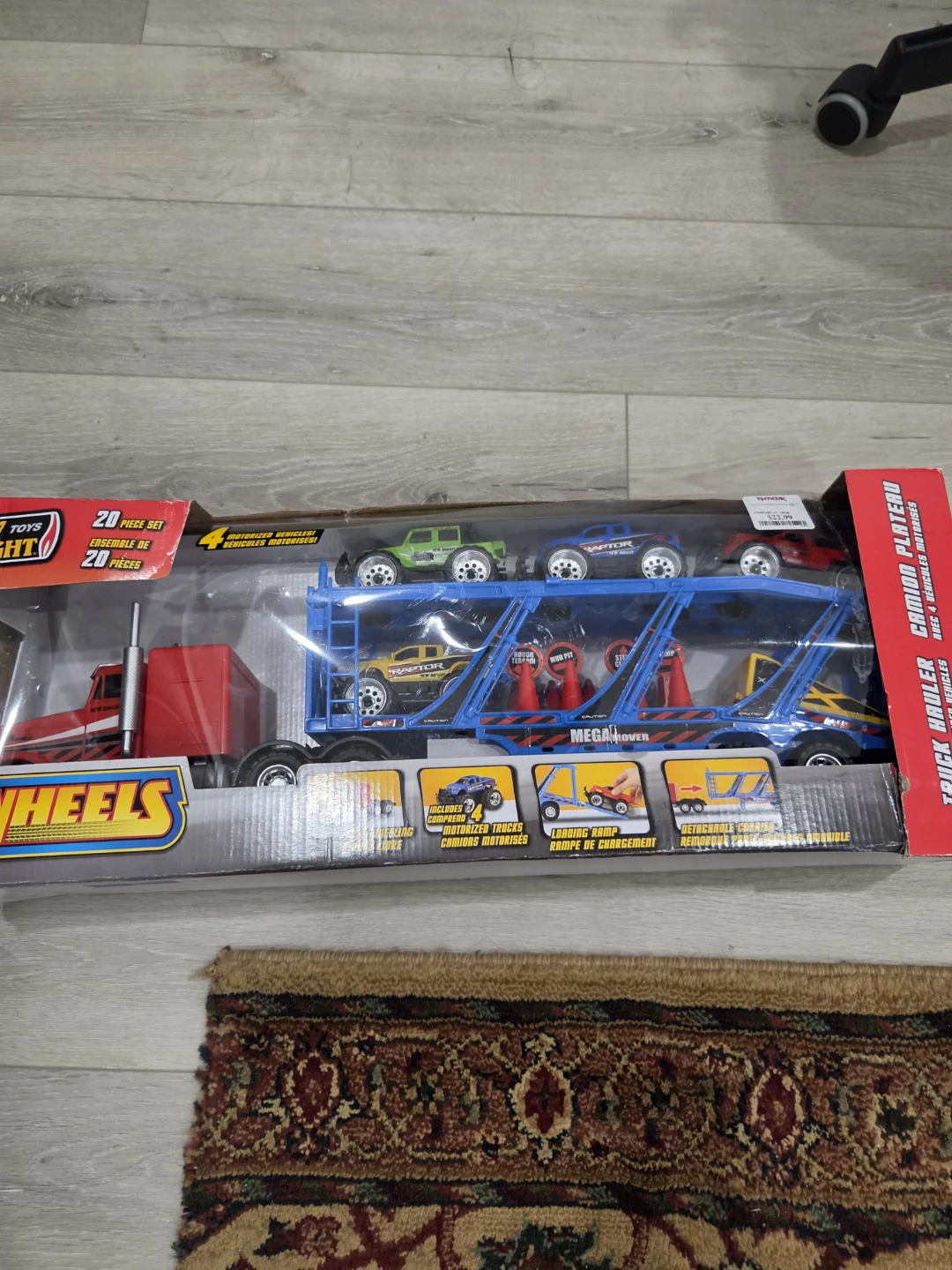 New Bright Mega Mover Truck Hauler 20 Piece Set - photo 2