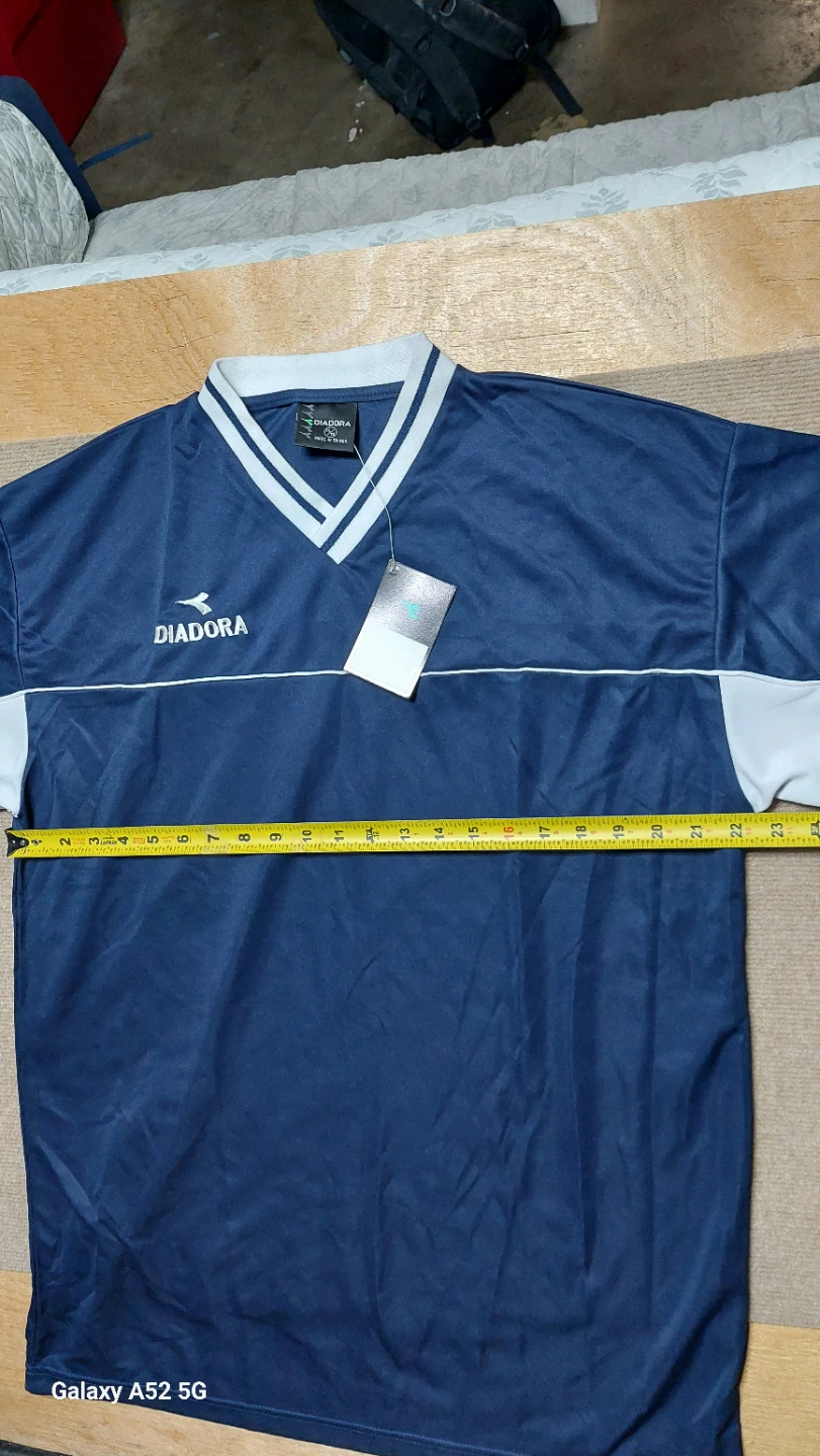 Diadora Soccer Jersey Blue and White New with Tags - photo 3