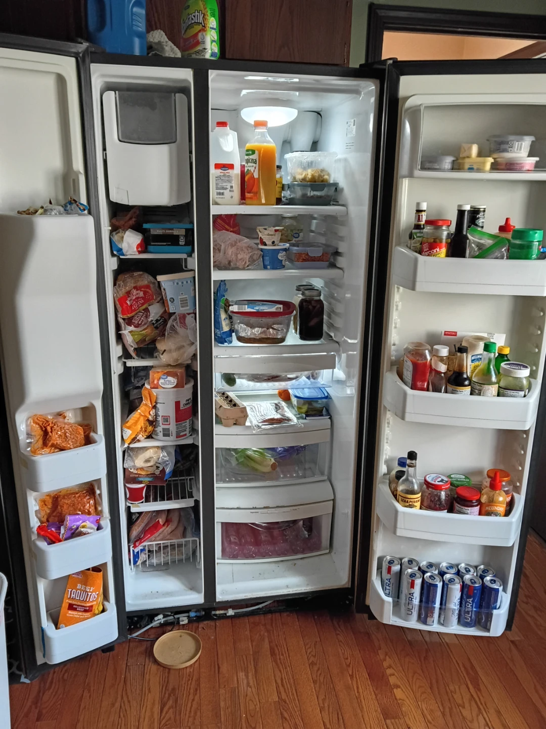 GE Stainless Steel Side-by-Side Refrigerator - photo 3