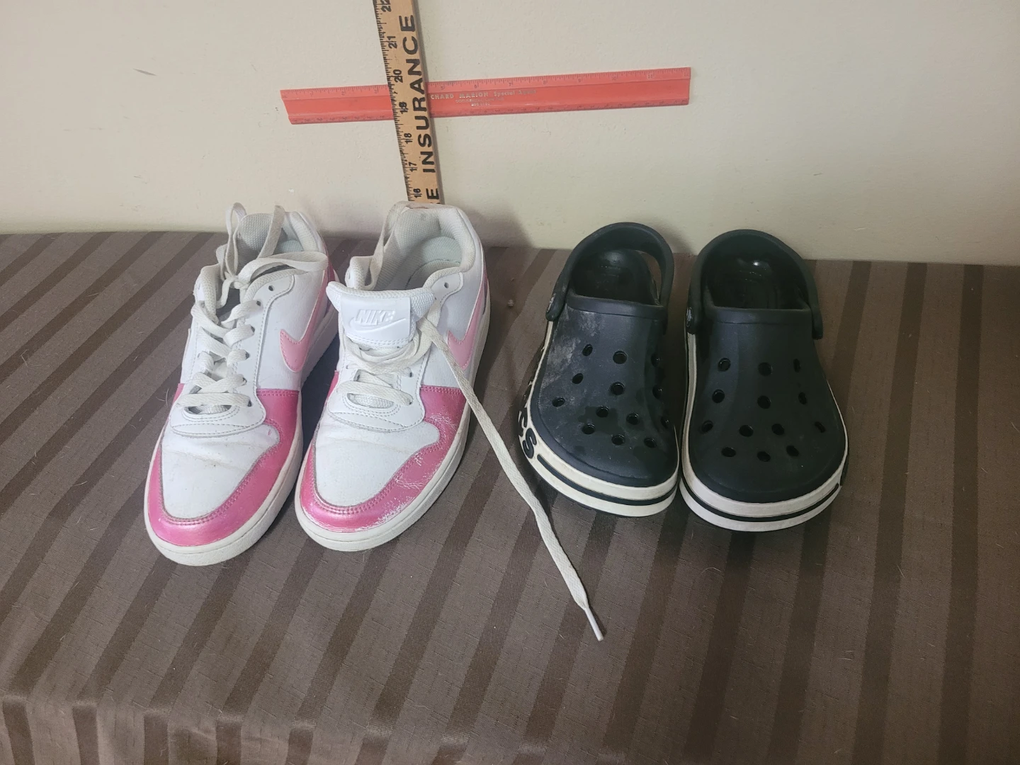 Nike Sneakers size 4-6and Crocs 4-6 Bundle