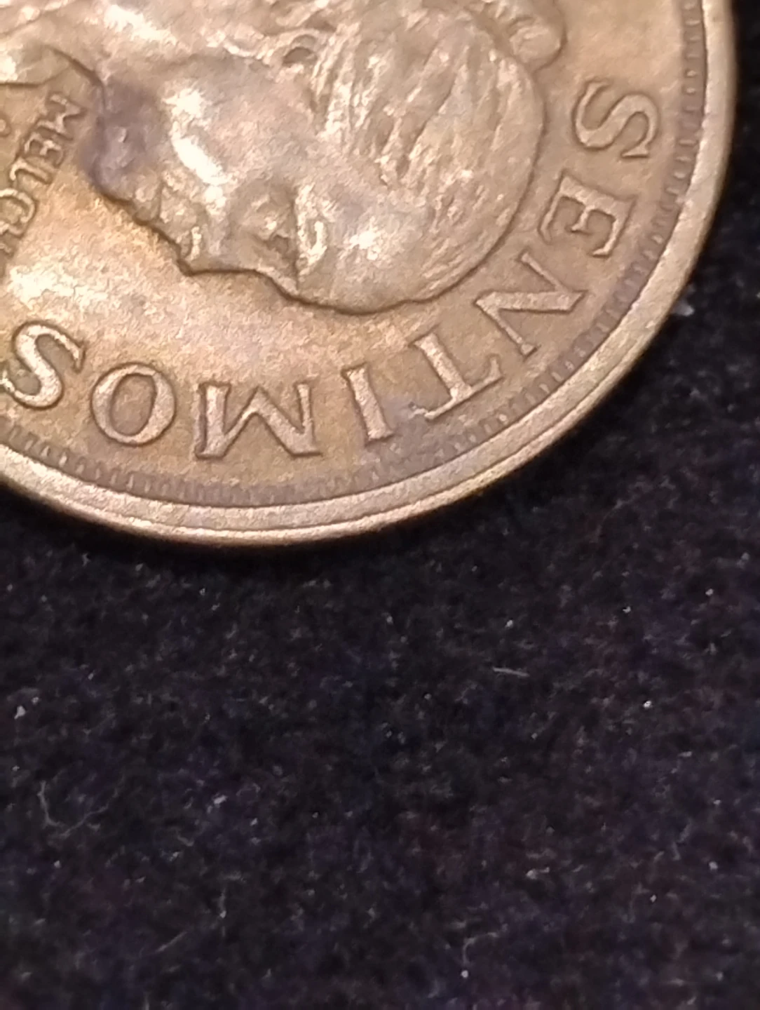 1972 Philippines 5 Sentimos Coin error - photo 4