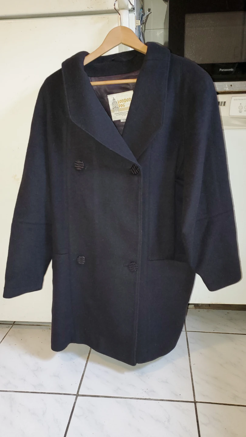 London Fog double-breasted coat