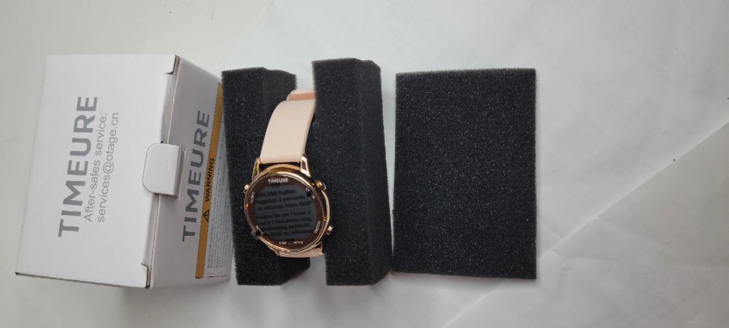 TIMEURE Smartwatch in Blush Pink - photo 4