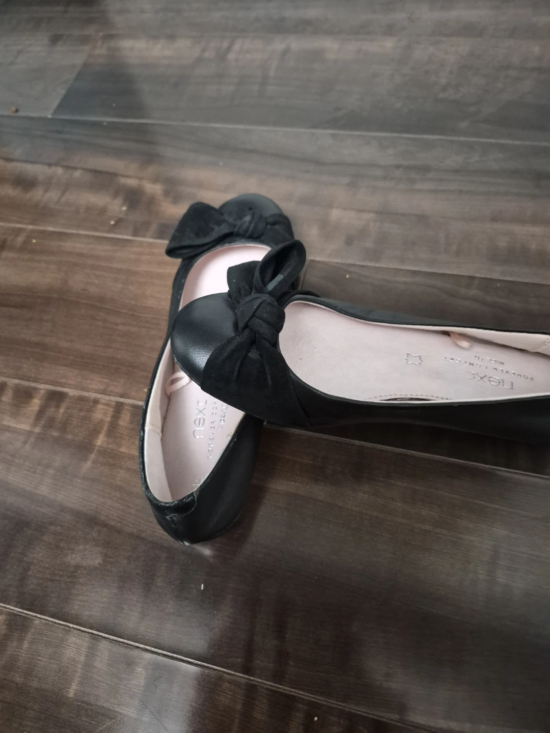 Brand new Next Forever Comfort Black Bow Ballet Flats