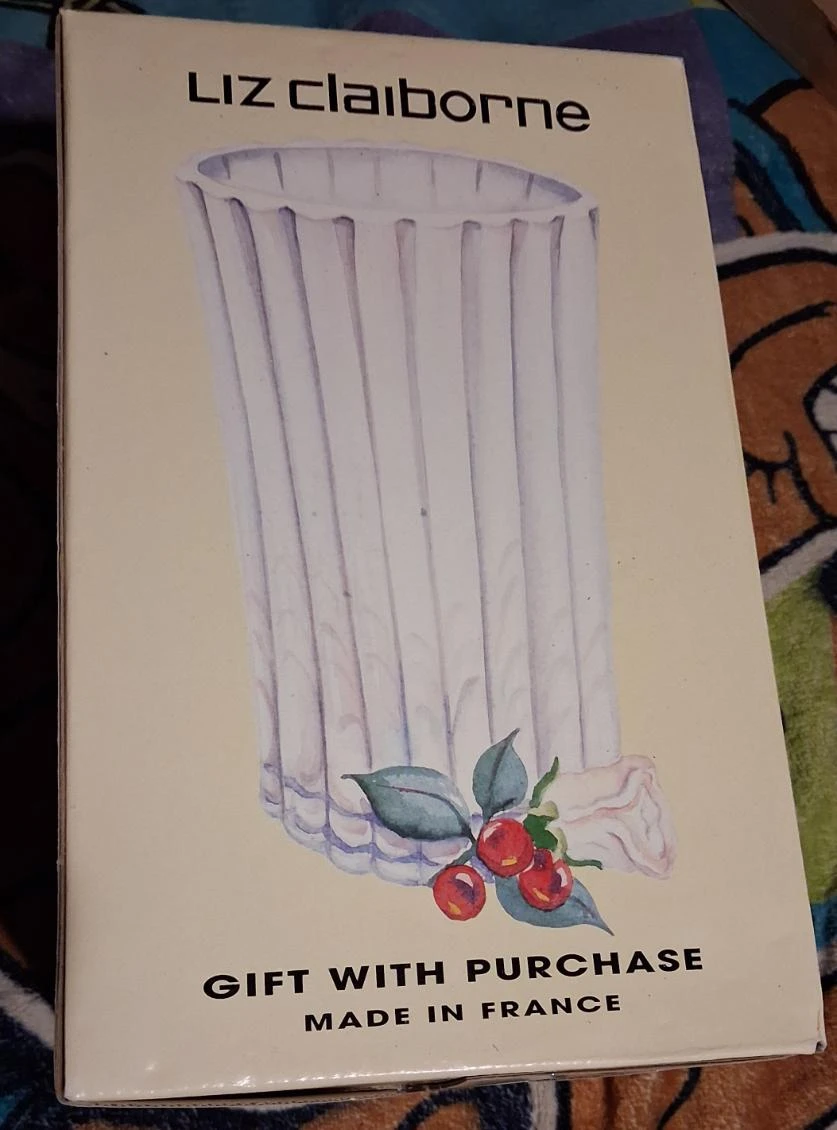 Liz Claiborne Glass Vase