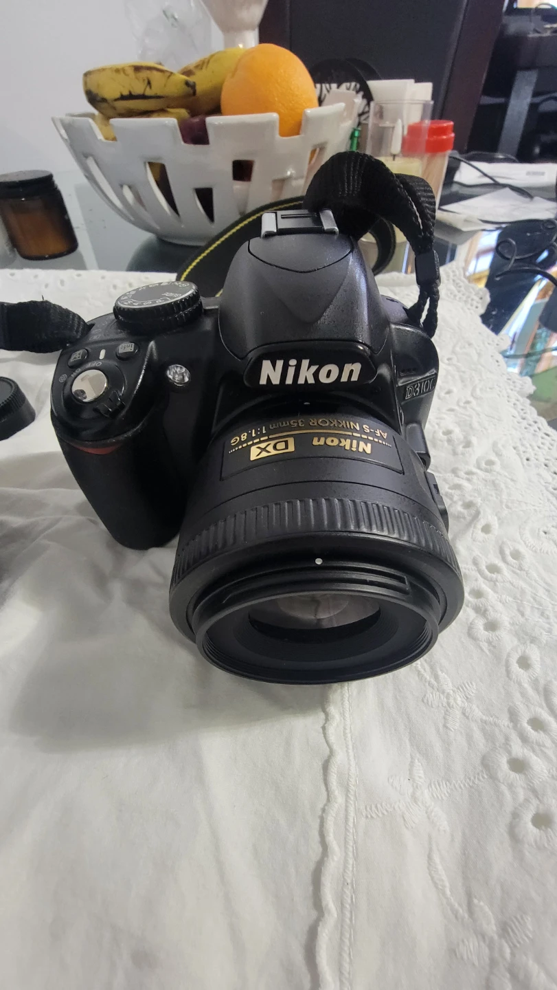Nikon D3100 Camera with Two Lenses