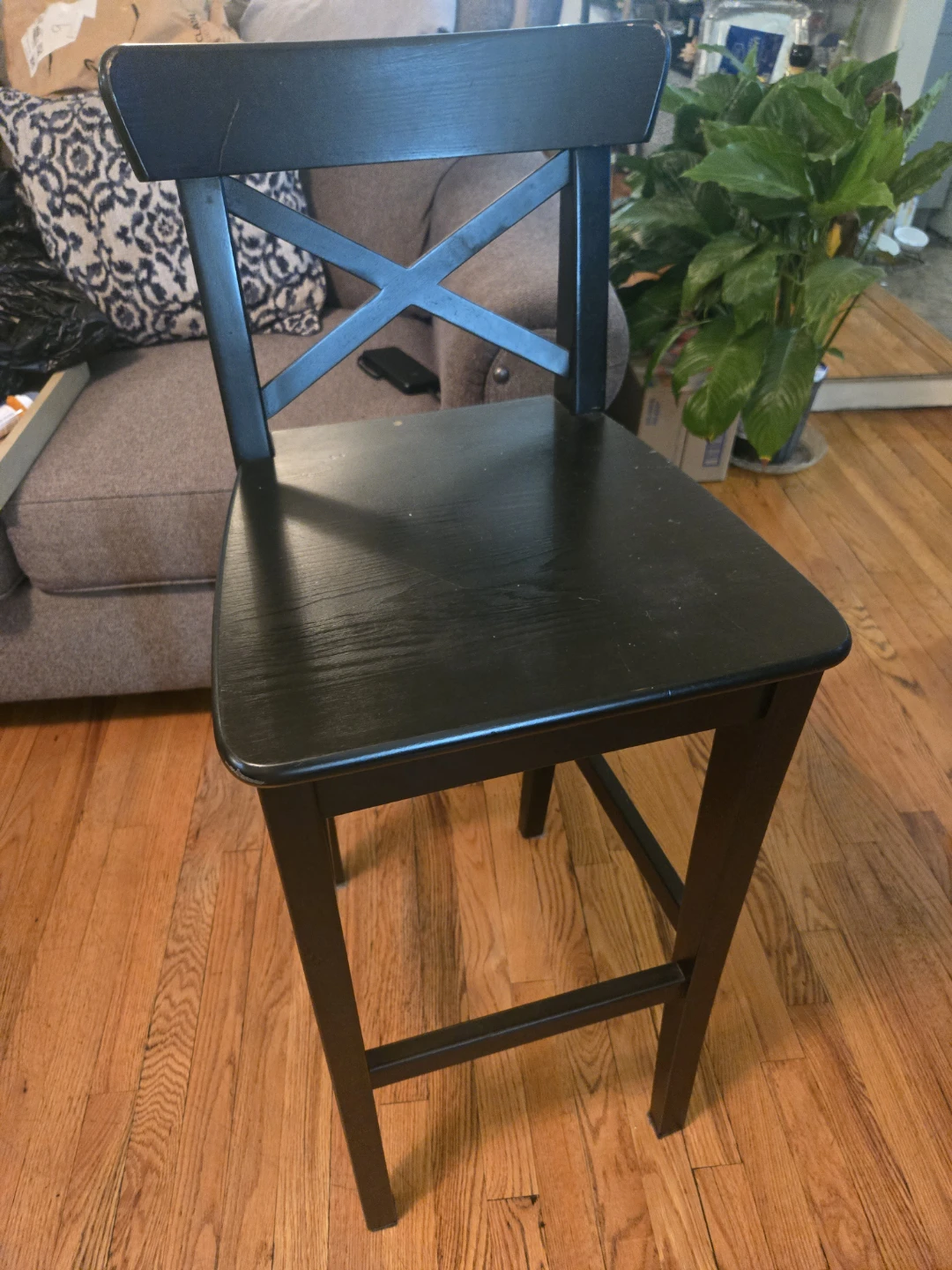 Industrial High Top Table with Two Stools