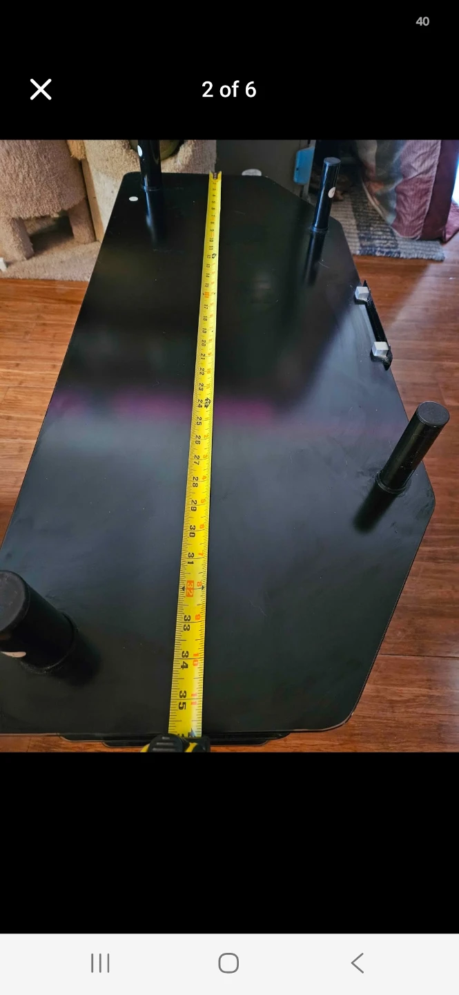 Glass tv stand - photo 4