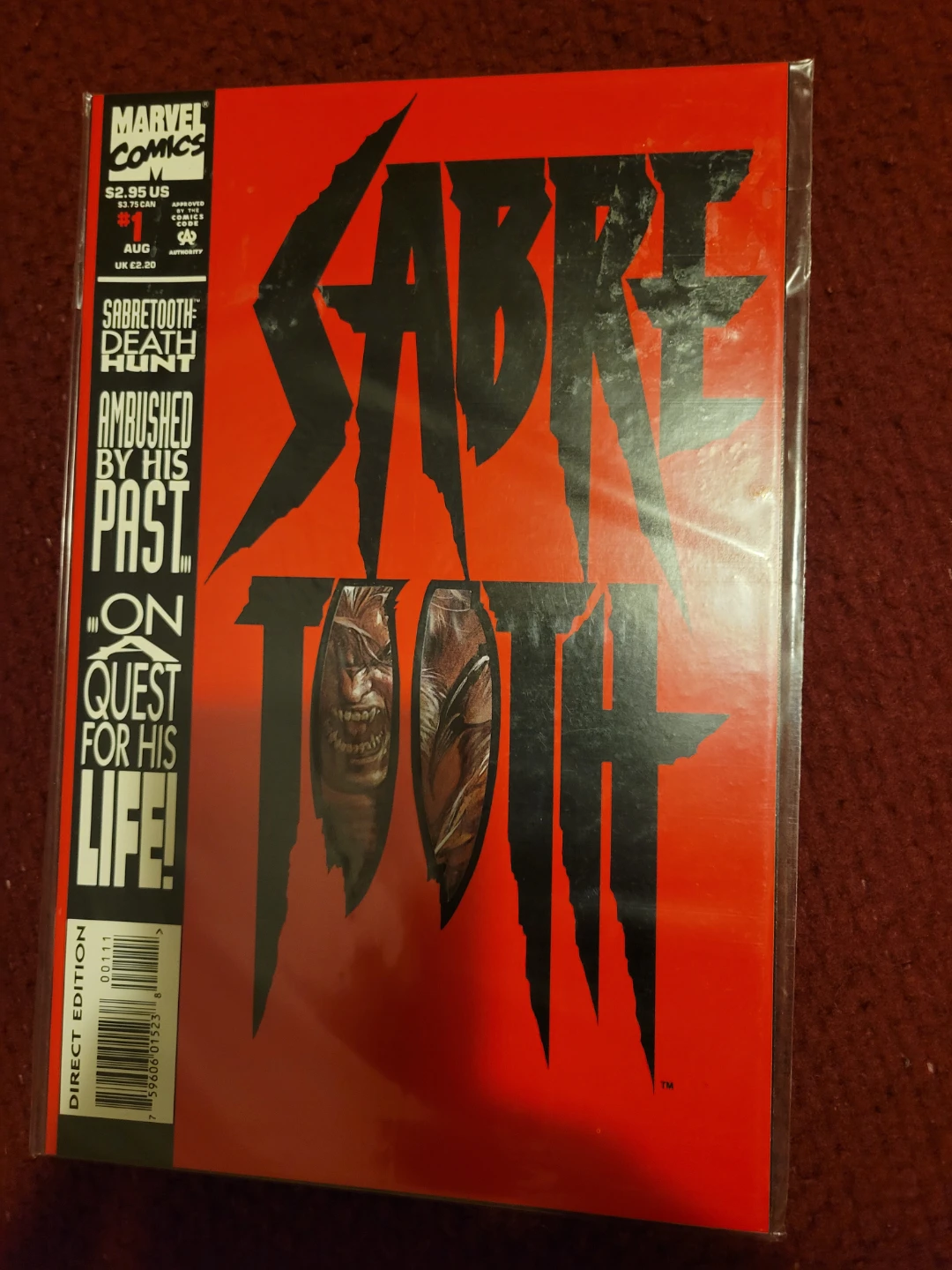 Sabretooth: Death Hunt #1 Marvel Comic