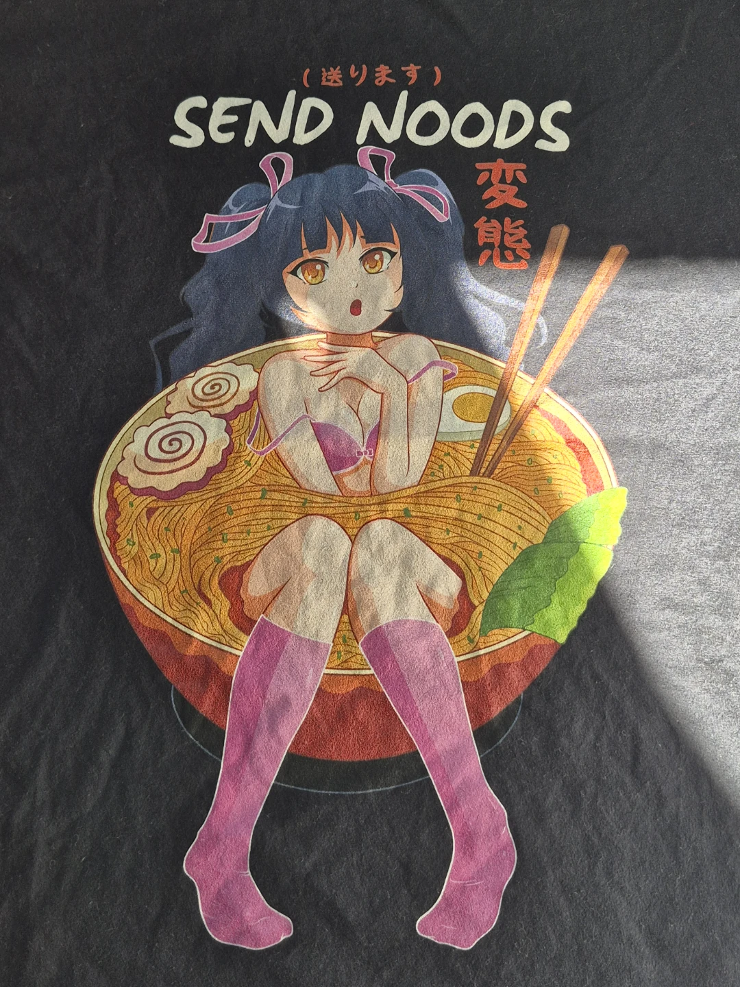 Send Noods Anime Graphic T-Shirt - photo 2