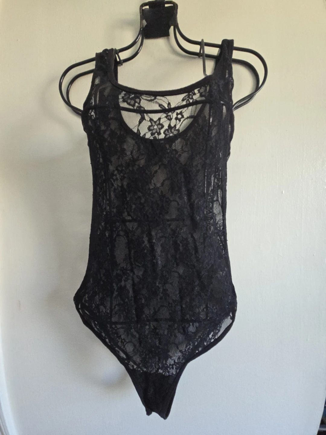 Forever 21 Black Lace Bodysuit