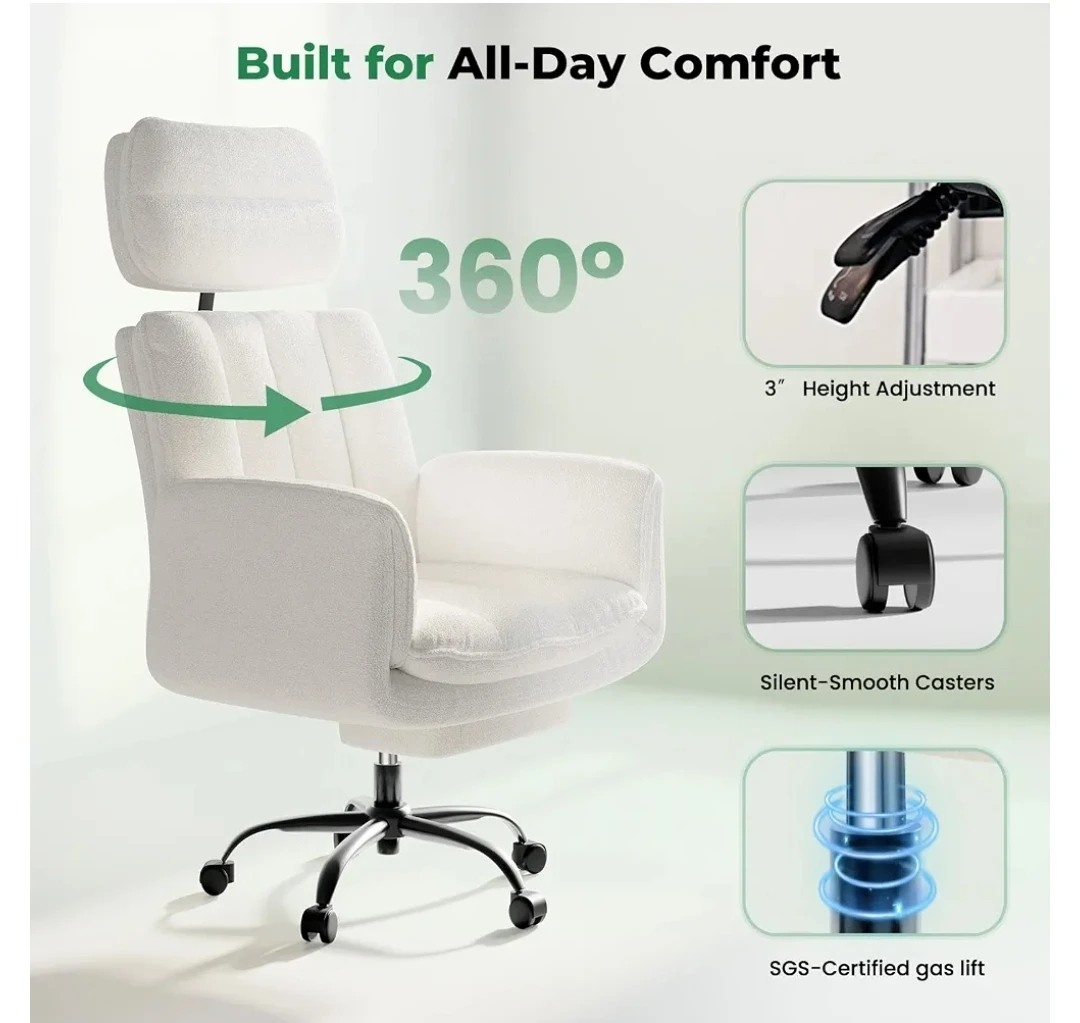 Brand new HOMRELEXA Cross Legged Office Chair with Footrest - photo 2