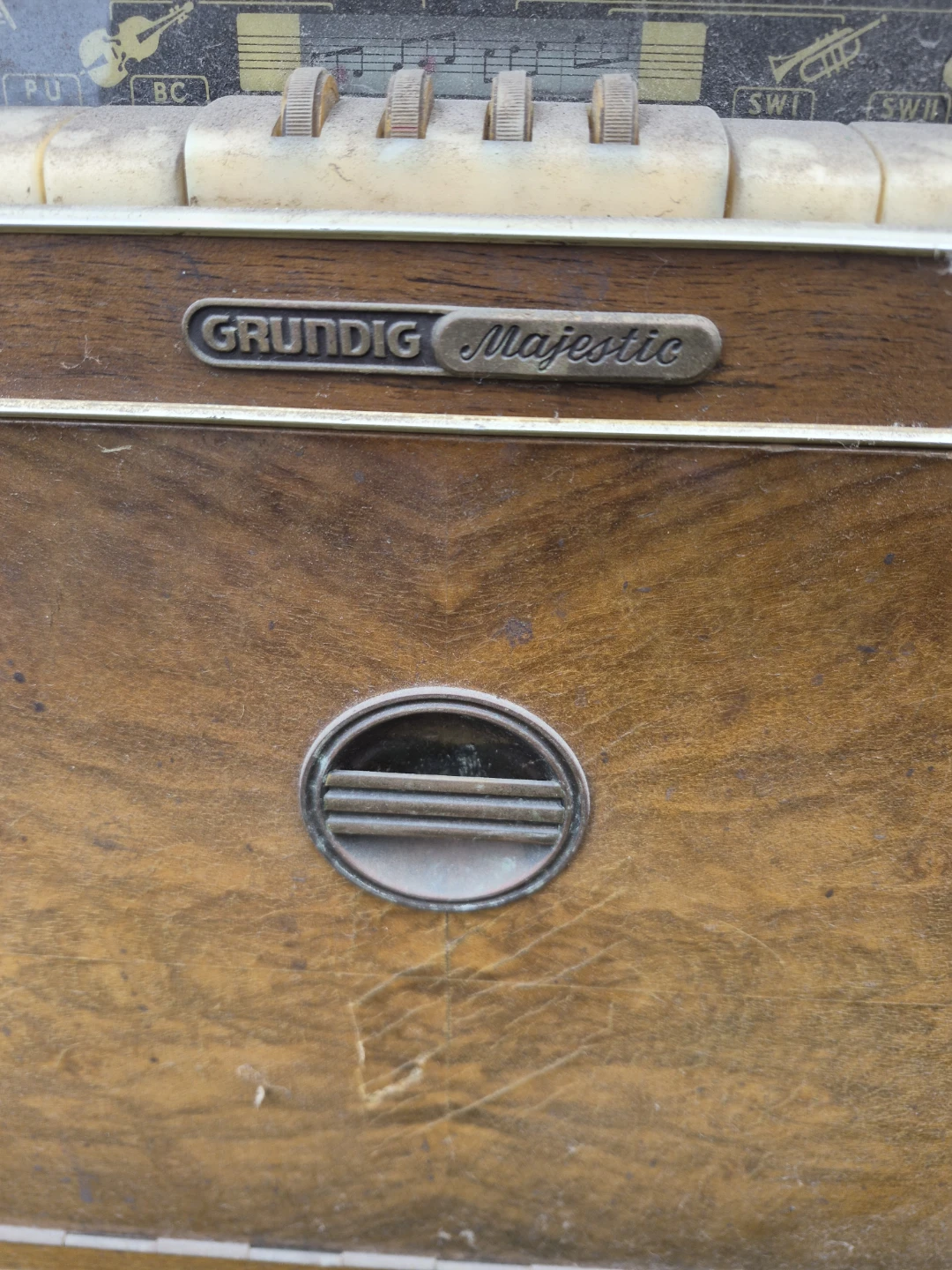 Vintage Grundig Majestic Console Radio and Record Player - photo 2