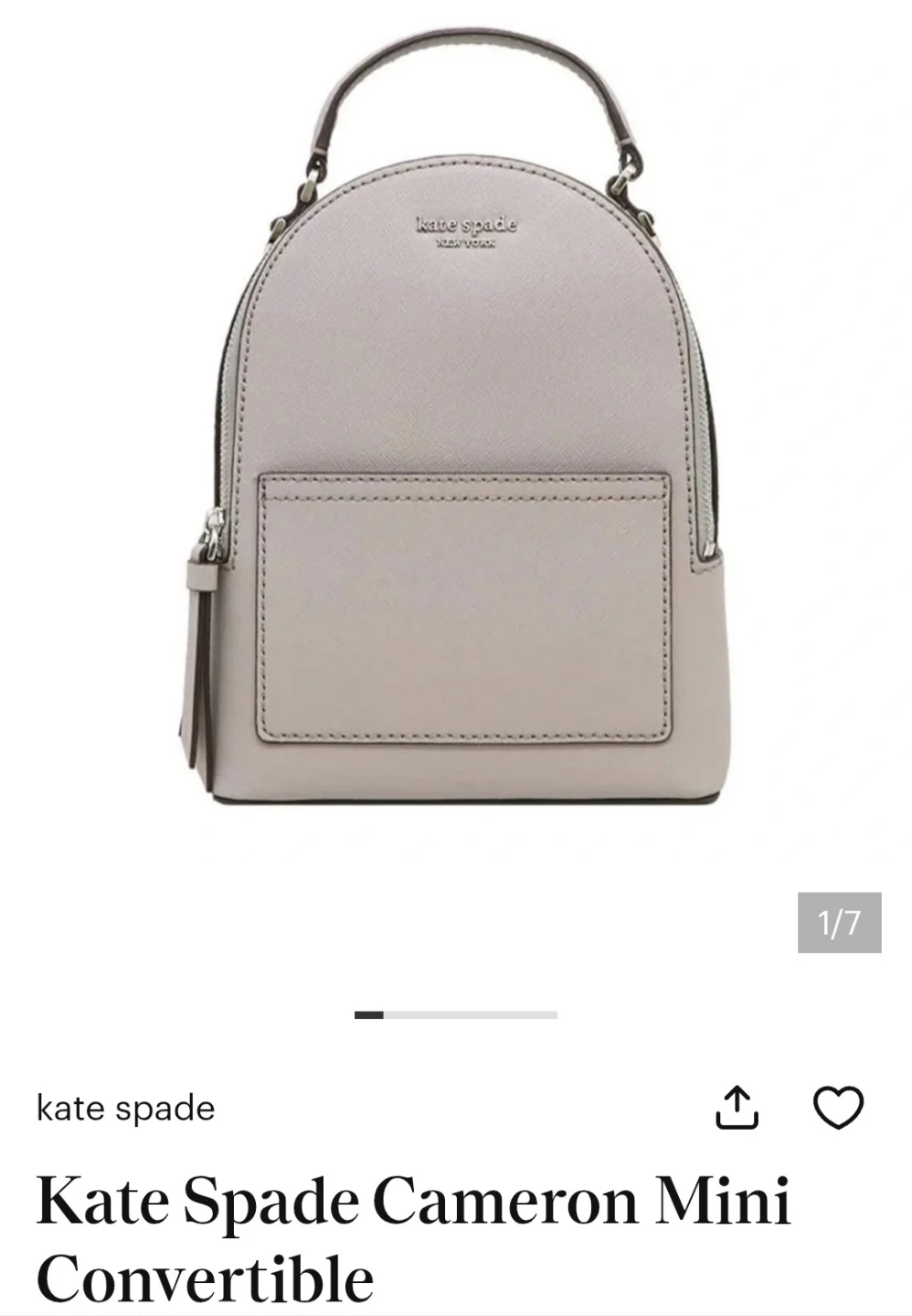 Kate Spade Cameron Mini Convertible Backpack - photo 5