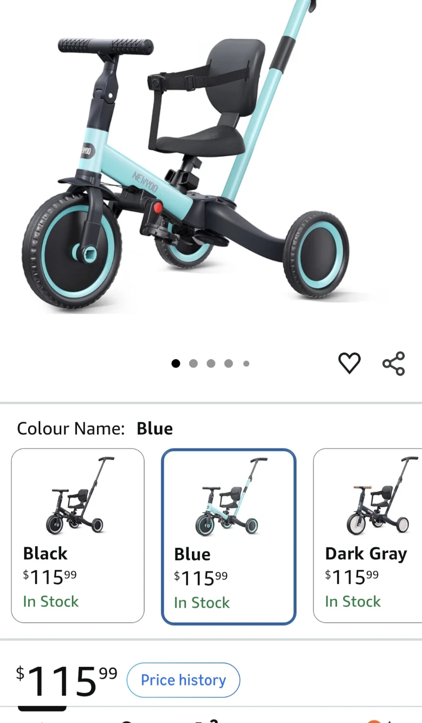 Newyoo 5-in-1 Toddler Tricycle - photo 3