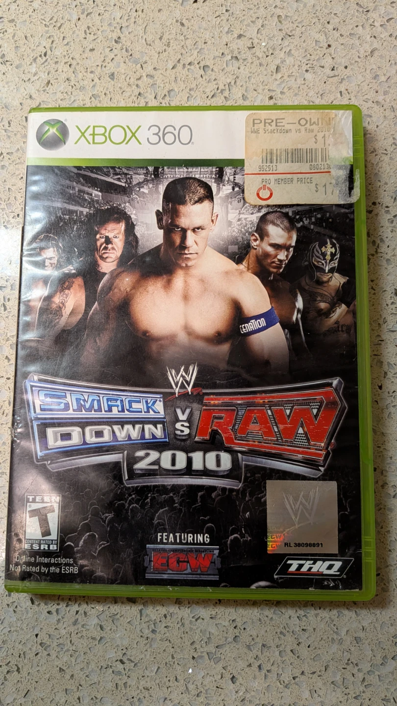 WWE SmackDown vs. Raw 2010 for Xbox 360